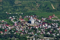 Biserica Greco-Catolică Ieud văzută de sus
